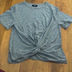 7 For All Mankind Tops - Seven for all Mankind Gray Small T-shirt 7 For All Mankind Tops - Seven for all Mankind Gray Small T-shirt